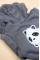 Ромпер из тринитки Графітовий Panda
