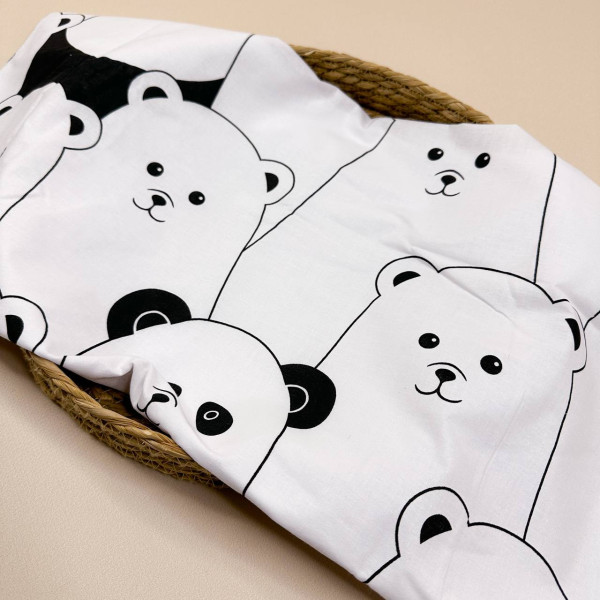 Непромокаюча пелюшка · Чорно-білі панди — Babywear