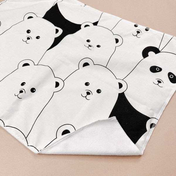 Непромокаюча пелюшка · Чорно-білі панди — Babywear