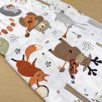 Муслінова пелюшка · 90×80 см. · Лісова гра — Babywear