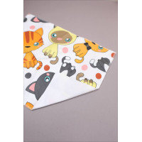 Непромокаюча пелюшка · Жовто-оранжеві котики — Babywear