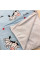 Непромокаюча пелюшка · Блакитна з зебрами — Babywear