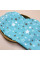 Непромокаюча пелюшка · 120×60 см · Бірюзова з зірками — Babywear