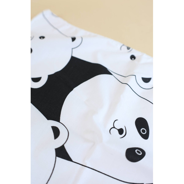 Бавовняна пелюшка · Чорно-білі ведмедики — Babywear