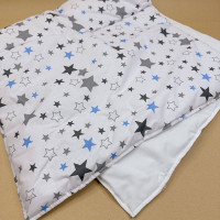 Непромокаюча пелюшка · Біла зірочки · З синтепоном — Babywear