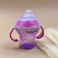 Кружка непроливайка (фіолетова) "BabyOno"