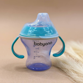 Кружка непроливайка (блакитна) "BabyOno"
