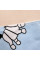 Непромокаючий слинявчик Блакитний з зебрами