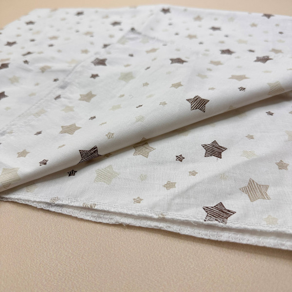 Ситцева пелюшка · 90×100 см · Зірочки — Babywear