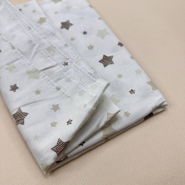 Ситцева пелюшка · 90×100 см · Зірочки — Babywear