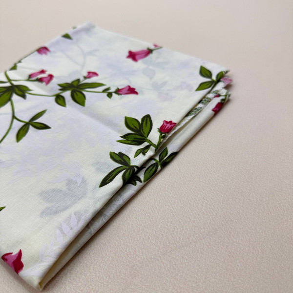 Бавовняна пелюшка · 90×110 см. · Зелені гілочки — Babywear