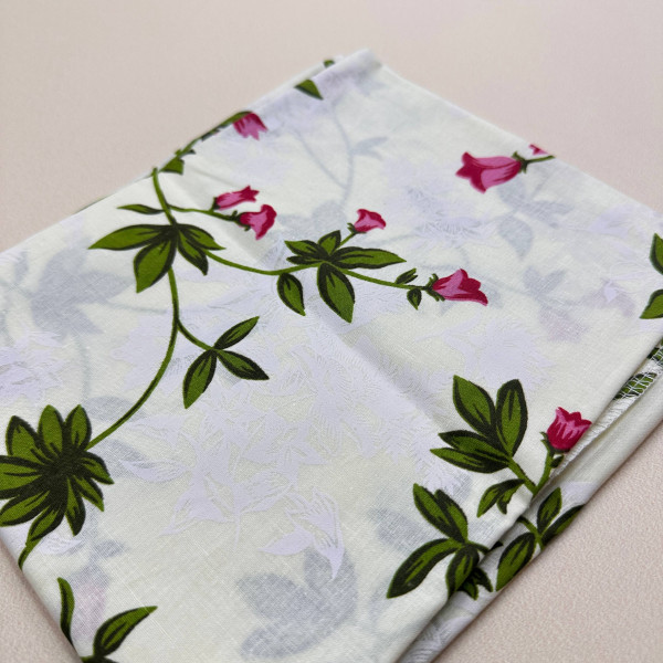 Бавовняна пелюшка · 90×110 см. · Зелені гілочки — Babywear