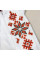 Комфортний комбінезон з махри Червона вишиванка з підкладкою у капюшоні EldollBaby (56–92)