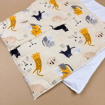 Непромокаюча пелюшка · Котики з молочком · З синтепоном — Babywear