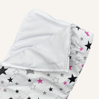 Непромокаюча пелюшка · Білі зірочки · З синтепоном — Babywear
