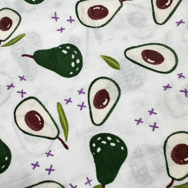 Муслінова пелюшка · 90×80 см. · Авокадо — Babywear