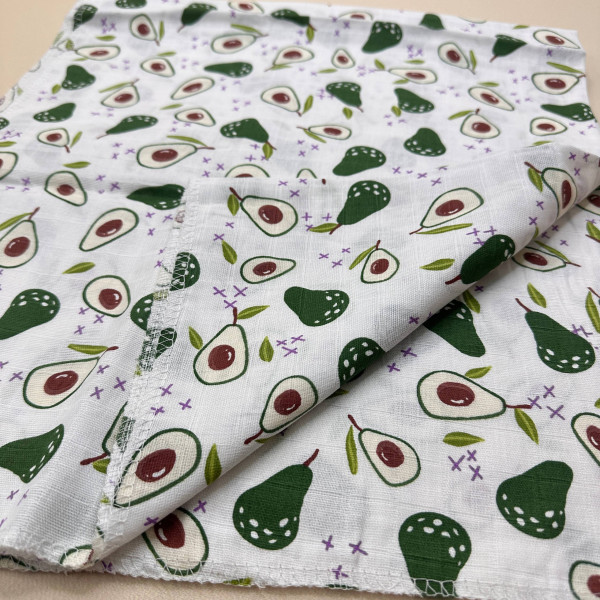 Муслінова пелюшка · 90×80 см. · Авокадо — Babywear
