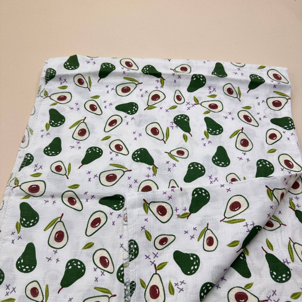 Муслінова пелюшка · 90×80 см. · Авокадо — Babywear