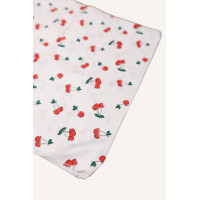 Муслінова пелюшка · 90×80 см. · З вишеньками — Babywear
