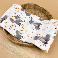 Байкова пелюшка · 80×90 см · Сіре лисенятко — Babywear