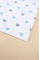 Байкова пелюшка · 80×90 см. · блакитні сердечки — Babywear