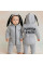 Комфортний комбінезон з тринитки на флісі Мамина копія з вушками (сірий) (56–92)