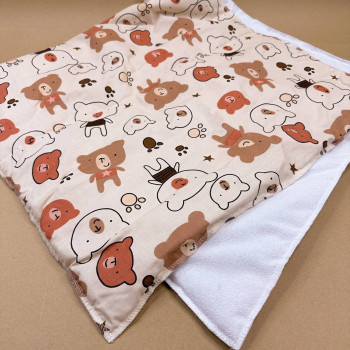Непромокаюча пелюшка · Бежева з ведмедиками · З синтепоном — Babywear
