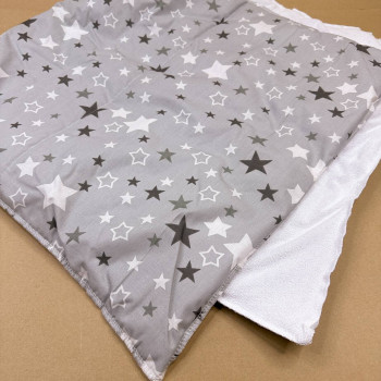 Непромокаюча пелюшка · Сіра з зірочками · З синтепоном — Babywear