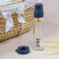 Дитяча пляшечка BIBS 225мл, Графітово - синій