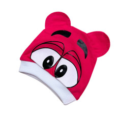 Шапочка із куліру Каралова з оченятами EldollBaby