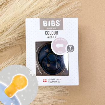 Пустушка BIBS класична кругла Colour Темно - синій