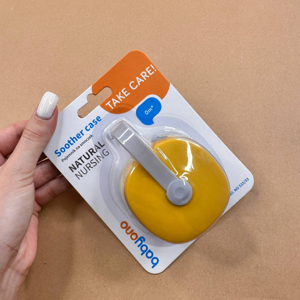 Футляр для пустушки від BabyOno Жовтий