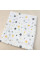 Ситцева пелюшка · 90×100 см · Жовто-сірі зірочки — Babywear