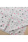 Ситцева пелюшка · 90×100 см · Рожево-сірі зірочки — Babywear