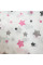 Ситцева пелюшка · 90×100 см · Рожево-сірі зірочки — Babywear