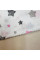 Ситцева пелюшка · 90×100 см · Рожево-сірі зірочки — Babywear