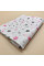 Ситцева пелюшка · 90×100 см · Рожево-сірі зірочки — Babywear
