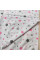Ситцева пелюшка · 90×100 см · Рожево-сірі зірочки — Babywear