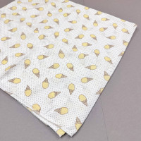 Ситцева пелюшка · 90×100 см · Жовті ріжки — Babywear