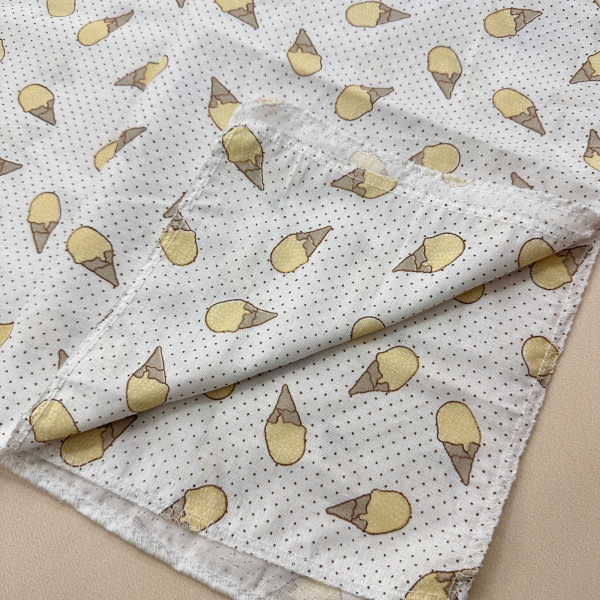 Ситцева пелюшка · 90×100 см · Жовті ріжки — Babywear