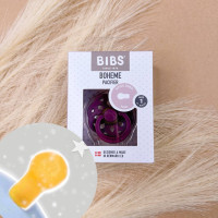 Пустушка BIBS класична кругла BOHEME Чорнослив