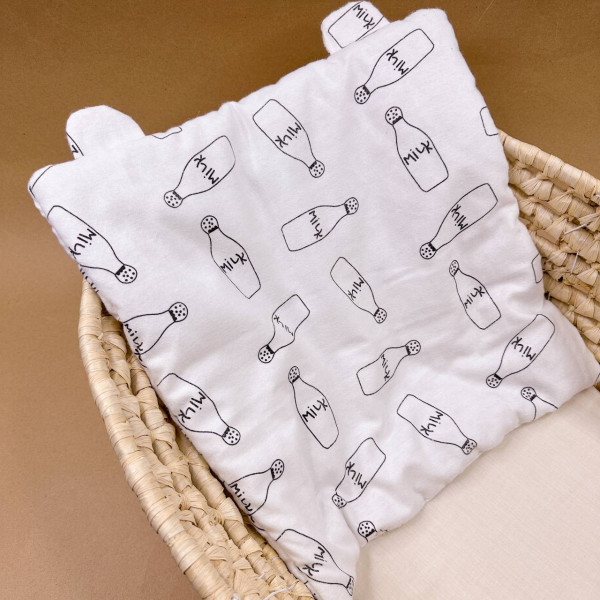 Подушка з вушками ( біла Milk)