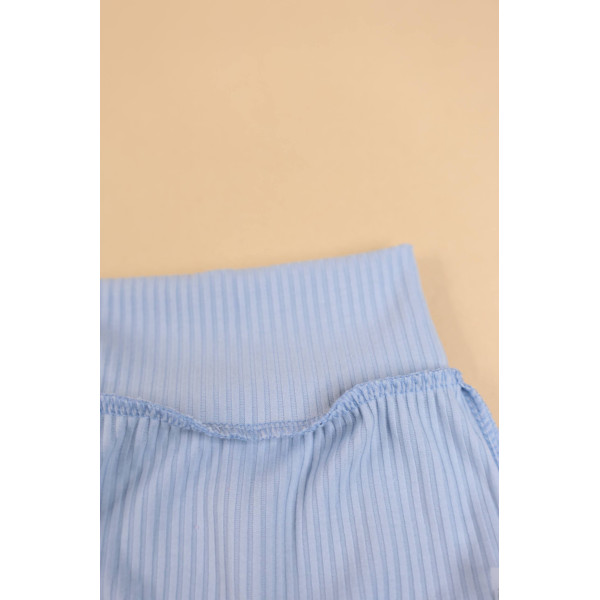 Повзунки із рубчику Блакитні