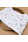 Ситцева пелюшка · 90×100 см · Блакитно-сірі зірочки — Babywear