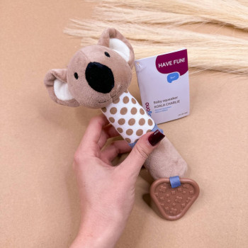 Іграшки - пищалки з прорізувачем від бренду Babyono Коала