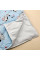 Непромокаюча пелюшка · Блакитна з зебрами · З синтепоном — Babywear