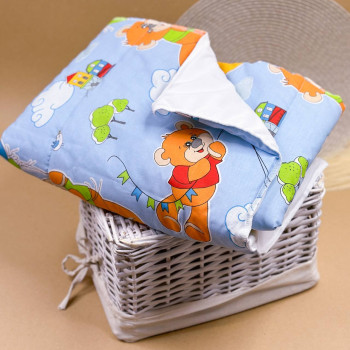 Непромокаюча пелюшка · Блакитна ведмедик · З синтепоном — Babywear