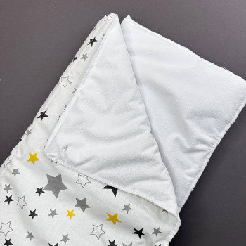 Непромокаюча пелюшка · Жовто-сірі зірочки · З синтепоном — Babywear