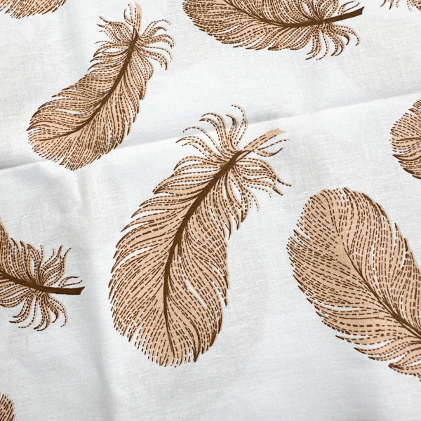 Бавовняна пелюшка · 90×70 см · Бежеве пірячко — Babywear