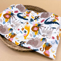 Бавовняна пелюшка · 90×70 см. · Кольорові звірята — Babywear